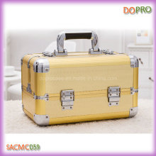 Gold Color Professional Beauty Box Makeup Vanity Case (SACMC059)